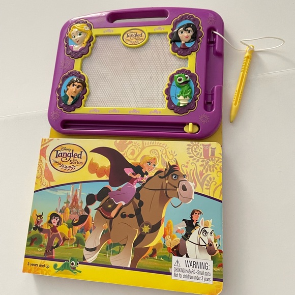 Disney’s Tangled The Series Rapunzel Magna Doodle Book Erasable Magnetic Pad Pen - Picture 2 of 5